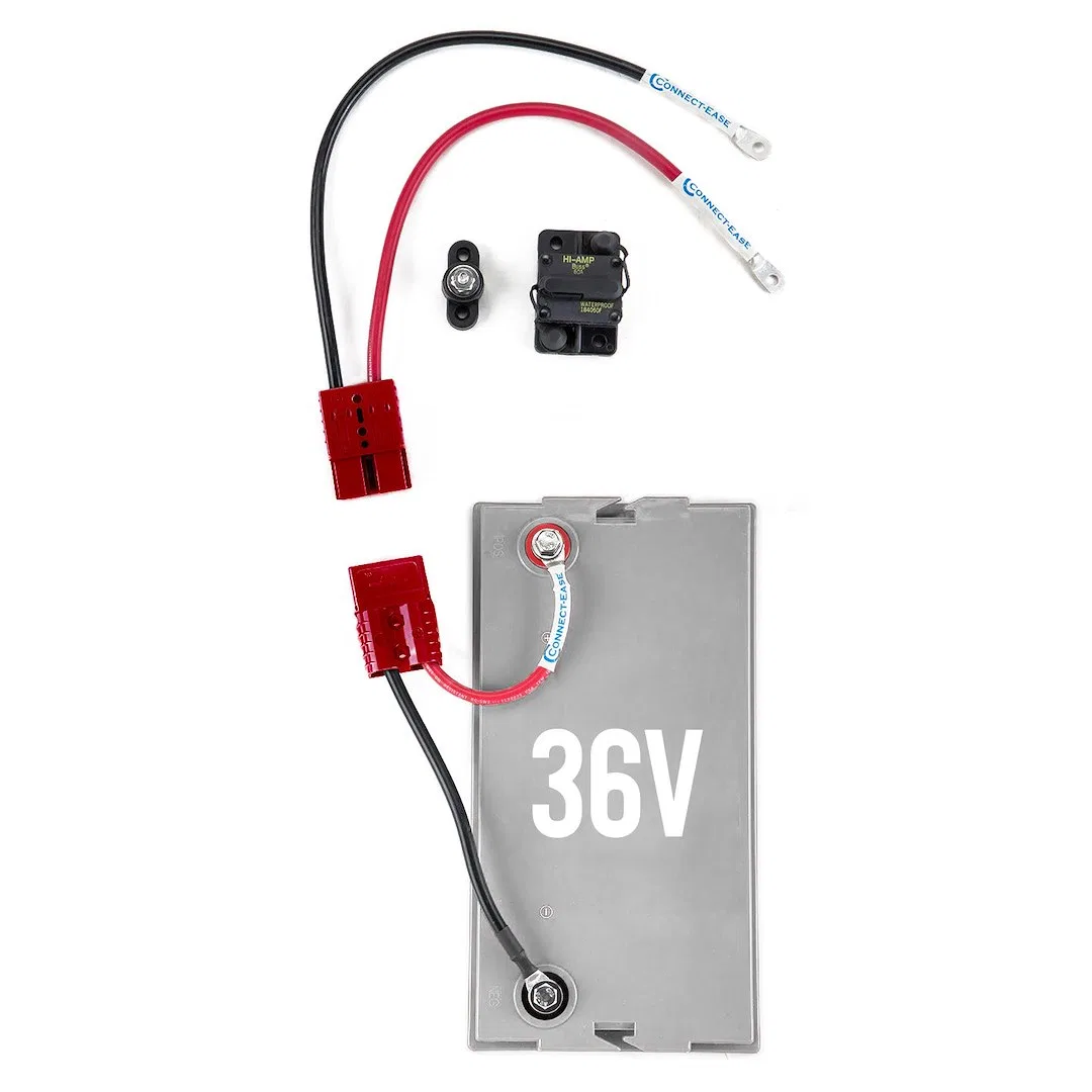 RCE36VSCK – CONNECT EASE Trolling Motor Wiring Kit, Use To Provide Power To 36 Volt Trolling Motor With 6 Gauge Wire/...